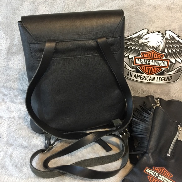 HarleyDavidson Bags Harley Davidson All Leather Backpack Poshmark